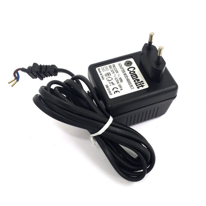 COMELIT 168/12/01/F - Alimentatore 32V. 0,33A. 10VA. - Mod. 481032/EC1 - Nero