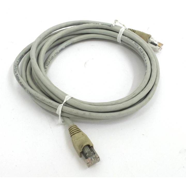 OEM - Cavo di Rete Ethernet Categoria 5 - Tipo 24AWG - Lunghezza Mt. 3,20 - Grigio