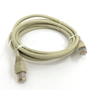 OEM - Cavo di Rete Ethernet Categoria 6 - Tipo 4X2X24/7AWG - Lunghezza Mt. 2 - Grigio Chiaro