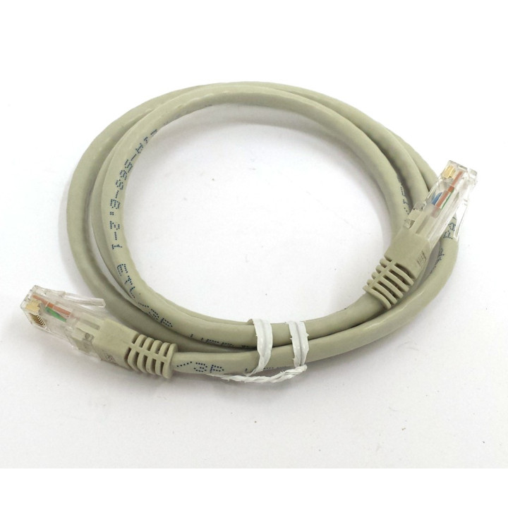 OEM - Cavo di Rete Ethernet Categoria 6 - Tipo 24AWGX4P - Lunghezza Mt. 1 - Grigio