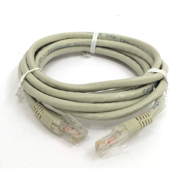 OEM - Cavo di Rete Ethernet Categoria 6 - Tipo 24AWGX4P - Lunghezza Mt. 2 - Grigio