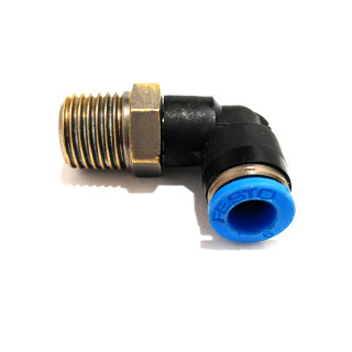 FESTO - Raccordo Pneumatico Gomito 90° Maschio 1/4" per Tubo 6mm