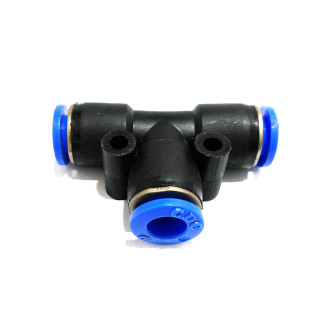 2x Raccordo Pneumatico a T per Tubo 6mm