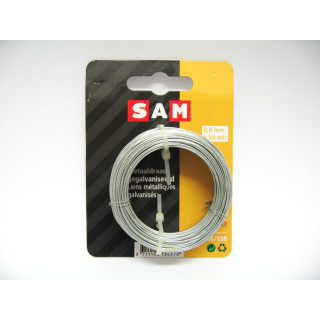 SAM Filo Metallico Zincato 0.8mm x 50m