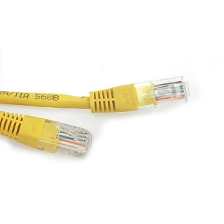OEM - Cavo di Rete Ethernet Categoria 5 - Lunghezza Mt. 2 - Giallo