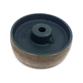 Ruota in Acciaio Inox Ø 130x40mm