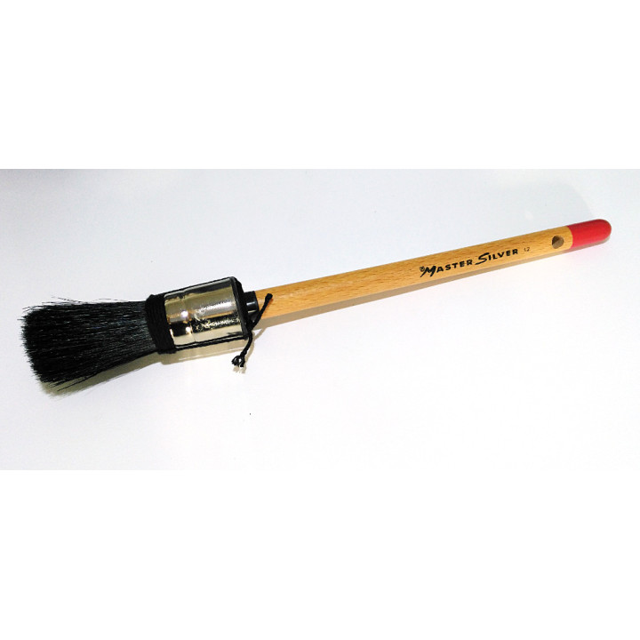 Brush Master Silver 12 Chinese Bristle - Sleeve Nickel