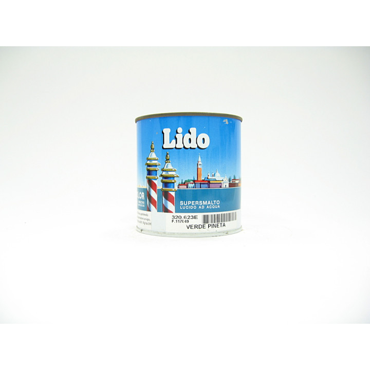 LIDO SUPERSMALTO LUCIDO all'Acqua VERDE PINETA 375ml