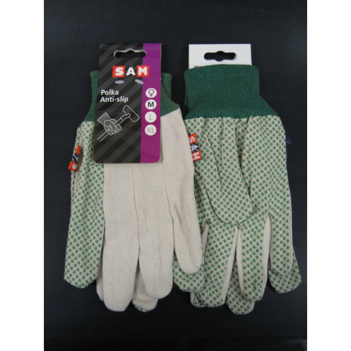 Gloves POLKA ANTI-SLIP Work - Size M