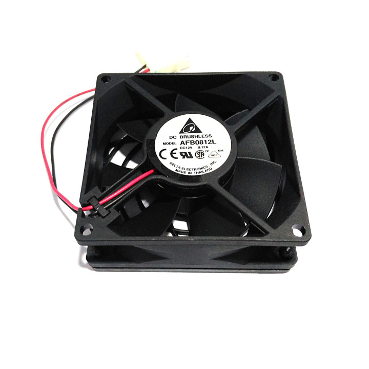 DELTA AFB0812L - Ventola di Raffreddamento 12V DC 0.12A 80x80mm