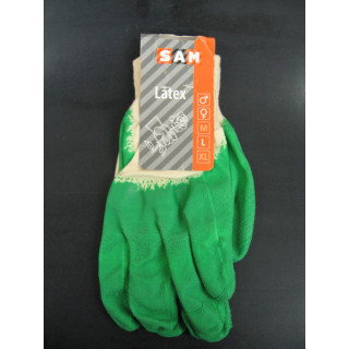 Work Gloves LATEX -Green - Size L