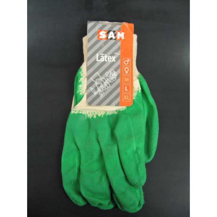 Work Gloves LATEX -Green - Size L