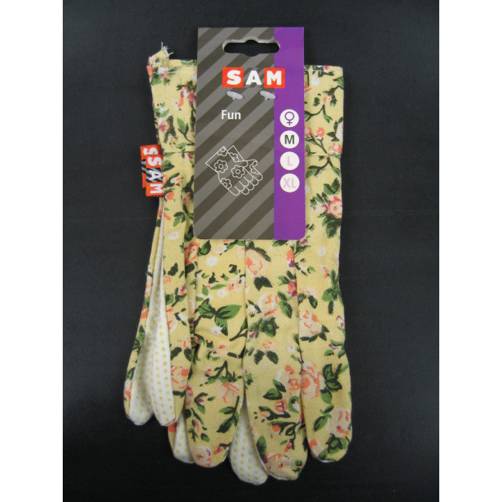 SAM Guanti FUN da Lavoro - Palmo Antiscivolo - Taglia M