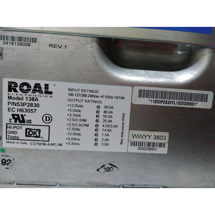 ROAL Electronics 138A - Alimentazione Elettrica 10A 240Vac
