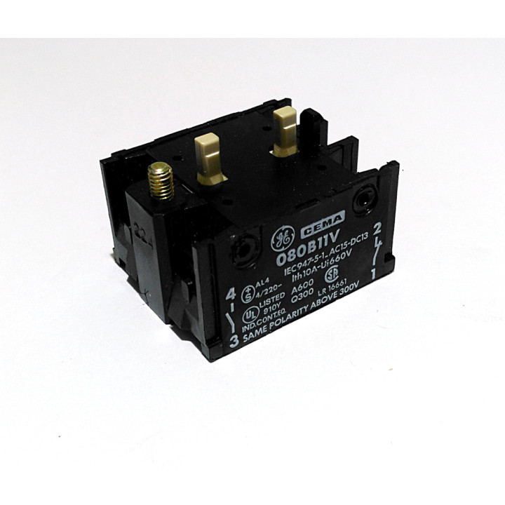General Electric CEMA - Blocchetto Contatto 10AMP 660VAC