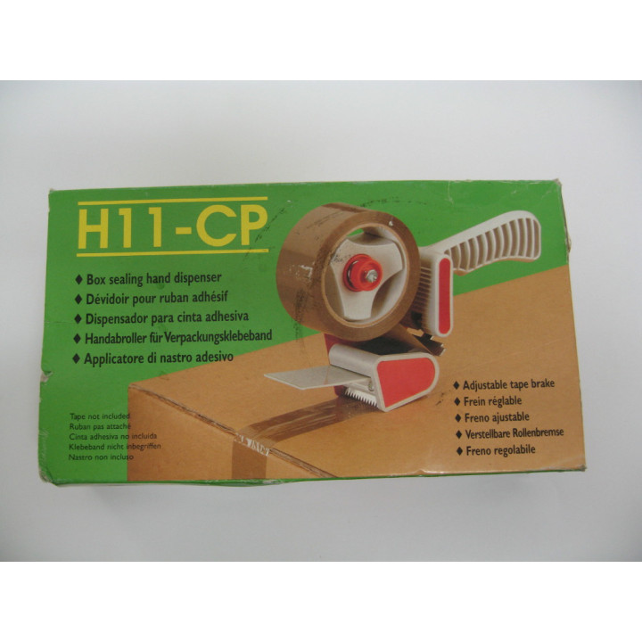 Applicator for adhesive tape with adjustable brake H11-CP