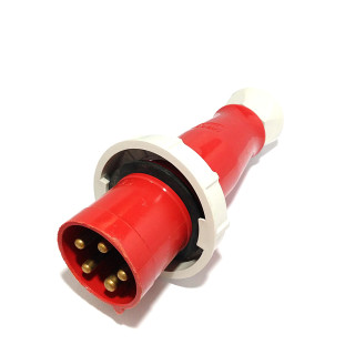 MENNEKES Typ-307 - Spina Industriale, Maschio, Diritto, 400V 63A 5P IP67