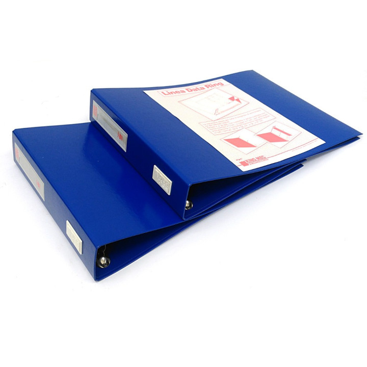 KING MEC - 2 x Portatabulati senza Custodia LINEA DATA RING - Blu