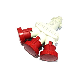 WURTH 606.3515-263WI - Presa Industriale a 3 Uscite 3P+T, 400V, 16A, IP66