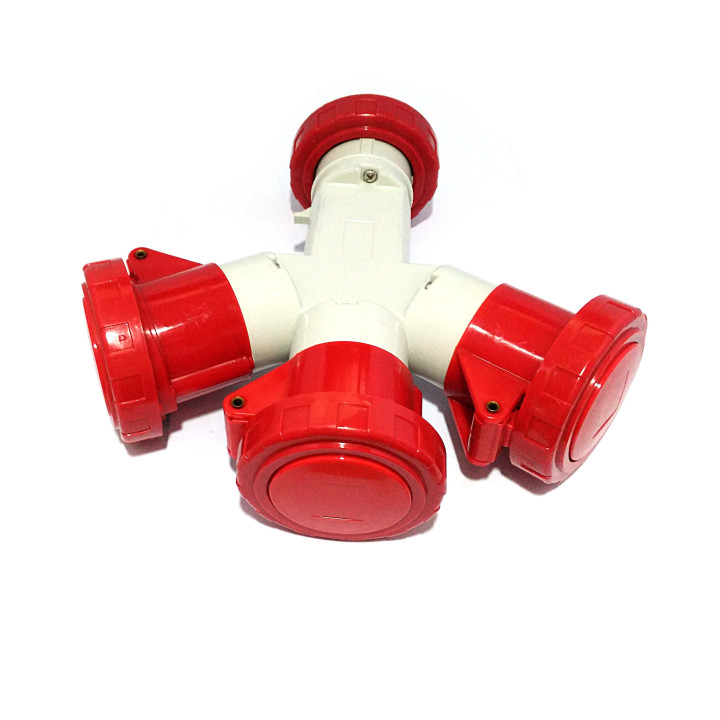 GEWISS GW64027 - Moltiplicatore Stango a 3 Uscite 3P+T, 16A, 400V, IP67