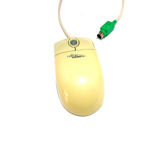 FUJITSU SIEMENS MO42KC - Mouse a 2 Pulsanti + Rotellina di Scorrimento con Cavo PS/2 - Bianco