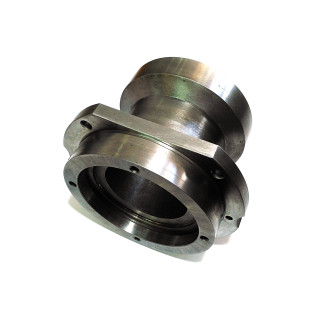 CNC 3D - Flangia in Acciaio per Motore ad Albero Cilindrico