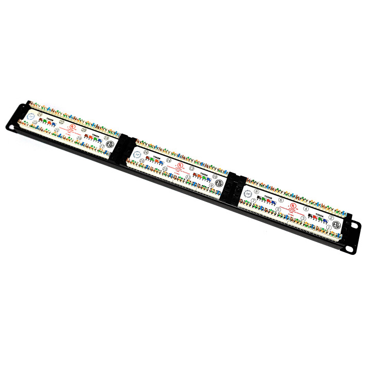 PREMIUM LINE CAT.5e - Patch panel UTP 24 Port