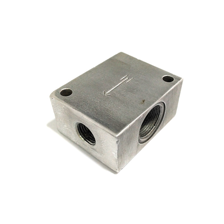 CNC 3D - Distributore Aria con 3 Vie 30x40x20mm