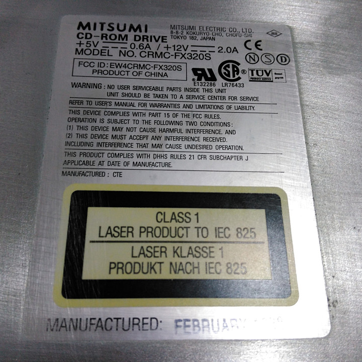 MITSUMI CRMC-FX320S - Optical Disc Drive CD-ROM