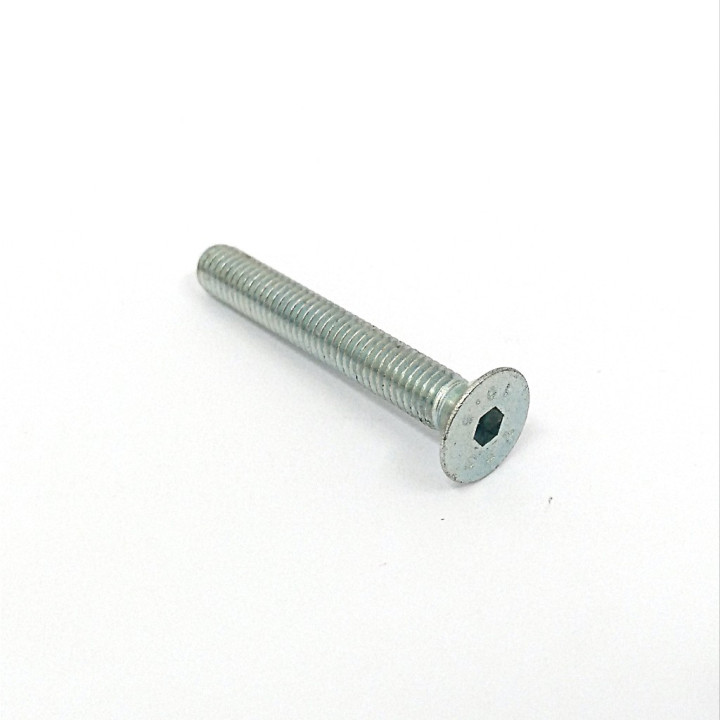 8 x Vite Filettata Testa Svasata Piana Cava Esagonale M5x30mm