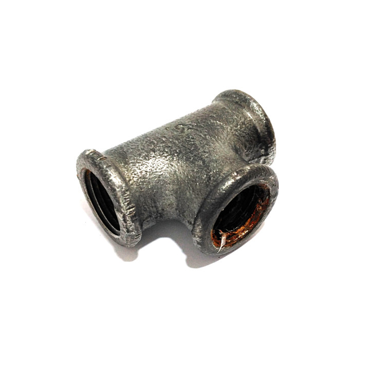 Raccordo Idraulico Femmina in Ghisa a T 1/2"