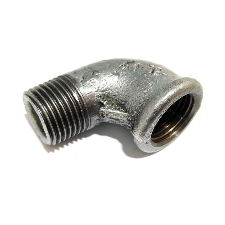 Raccordo in Ghisa Malleabile 92 Gomito90° 1/2"