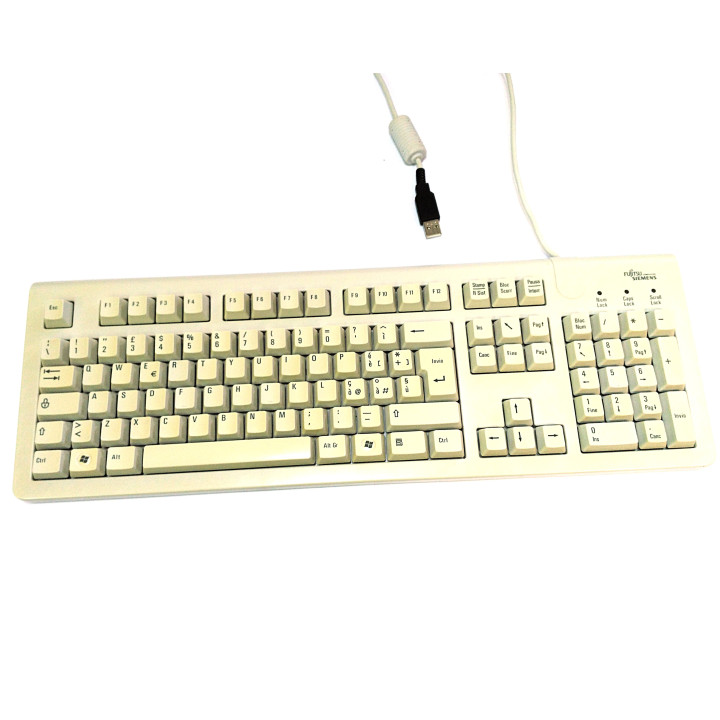 FUJITSU SIEMENS S26381-K361-L185 - Tastiera Bianco USB Standard per PC