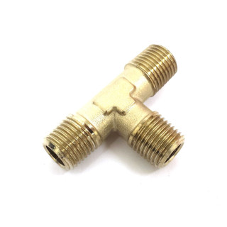 OEM - 2x Raccordo a T Filettato Maschio/maschio 1/2" - Acciaio