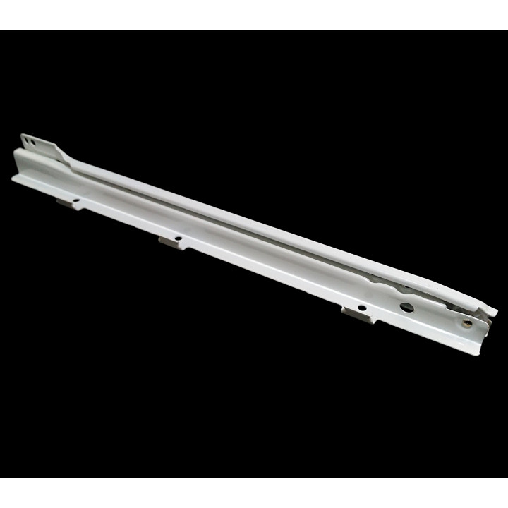 Guida per Cassetto Sinistra 350 mm con Aleta Bianca 2 Pezzi