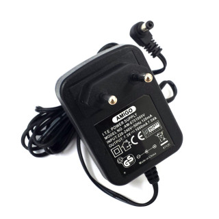 AMIGO AM-0751000V - Alimentatore 7,5V 1000MA 7,5VA 50HZ - Nero