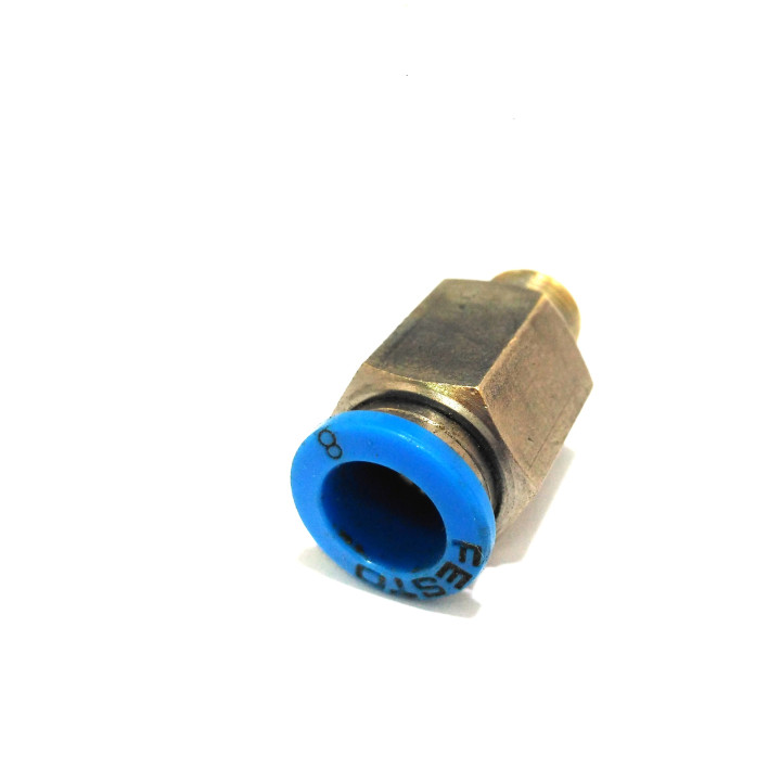 FESTO 2x - Adattatore Pneumatico Filettato 5/8" per Tubo 8mm