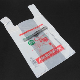 BAGHERA - 1130 x Shopper Biodegradabile Compostabile EN 13432 - 50X27CM