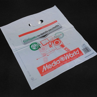 BAGHERA - 580 x Shopper Biodegradabile Compostabile EN 13432 - 41X35CM