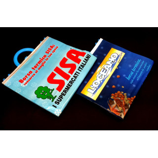 ANDELINI - 8x Polar Bag/Borsa Termica per Surgelati 59x37cm - Stampe Varie