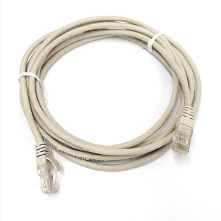 OEM - Cavo di Rete Ethernet Categoria 5/E - Tipo 24AWG - Lunghezza Mt. 3 - Grigio