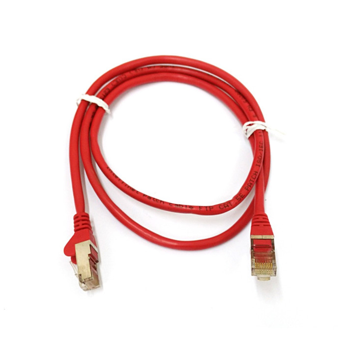 OEM - Cavo di Rete Ethernet Categoria 5/E - Lunghezza Mt. 1 - Rosso