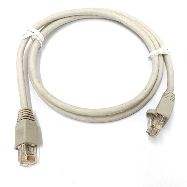 OEM - Cavo di Rete Ethernet Categoria 5/E - Tipo AWG24PR04 - Lunghezza Mt. 1 - Grigio