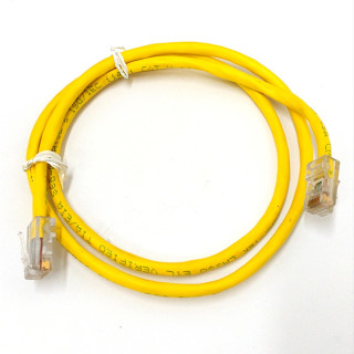OEM - Cavo di Rete Ethernet Categoria 5/E - Tipo 568/A - Lunghezza Mt. 1 - Giallo