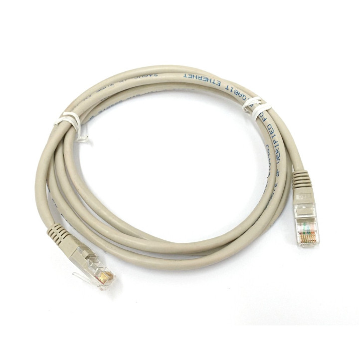 OEM - Cavo di Rete Ethernet Categoria 5/E - Tipo AWG24 - Lunghezza Mt. 2,50 - Grigio