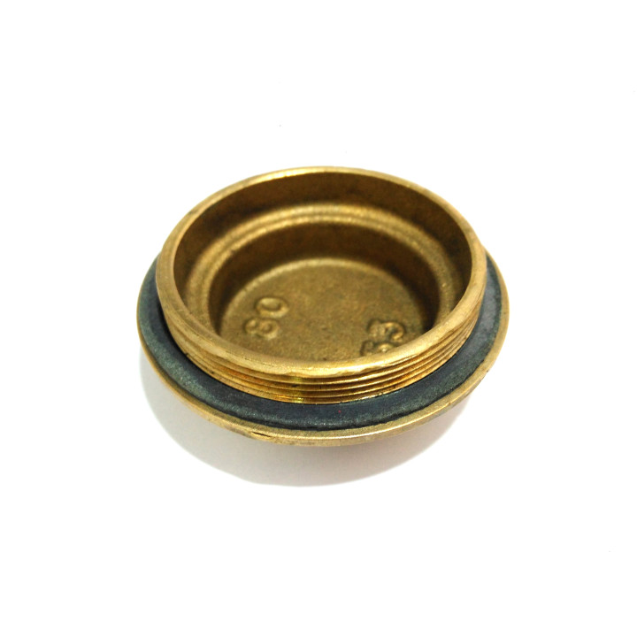 CNC 3D - 2x Tappo Maschio in Ottone