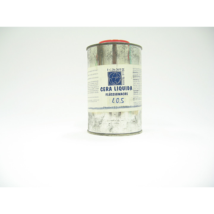 FLUSSING WACHS Cera Trasparente Satinata per Legno e Pietra - Prodotto Naturale 500ml