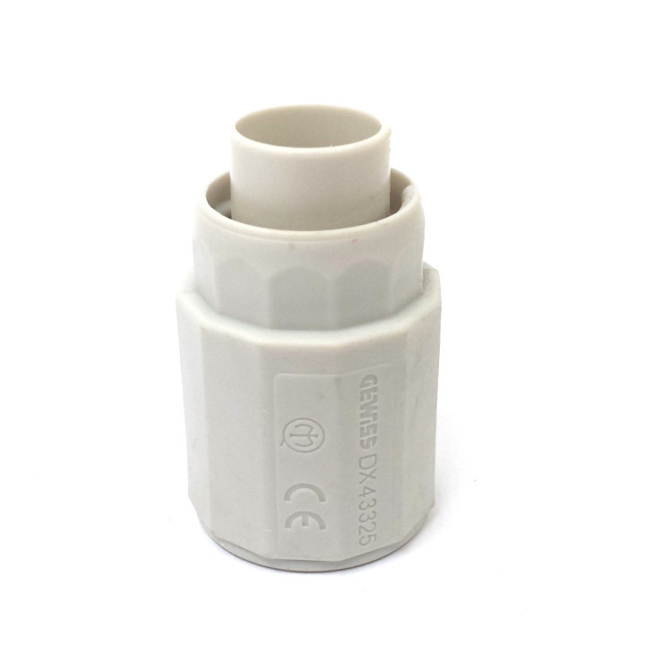 GEWISS DX43325 - Raccordo a Tubo Dritto IP65 25mm - Grigio