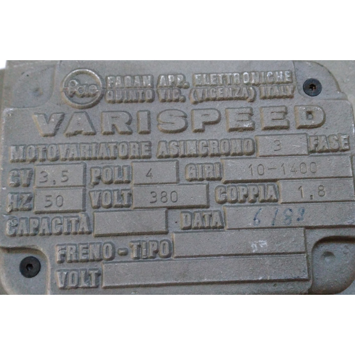 VARISPEED - Motovariatore Asincrono 3 Fase 380V