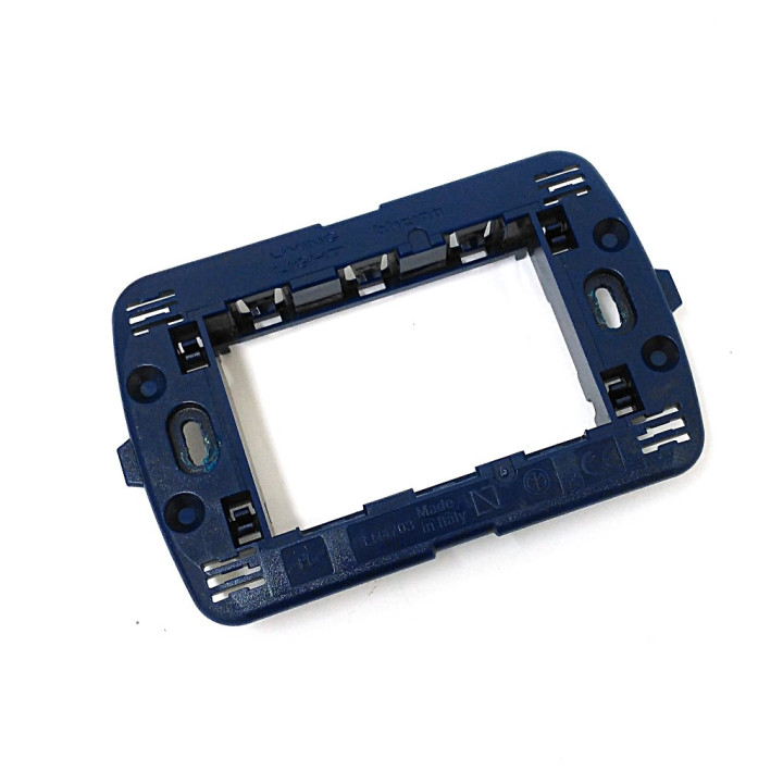 BTICINO LN4703 - 4 x Supporto 3 Moduli Serie Living Light - Blu